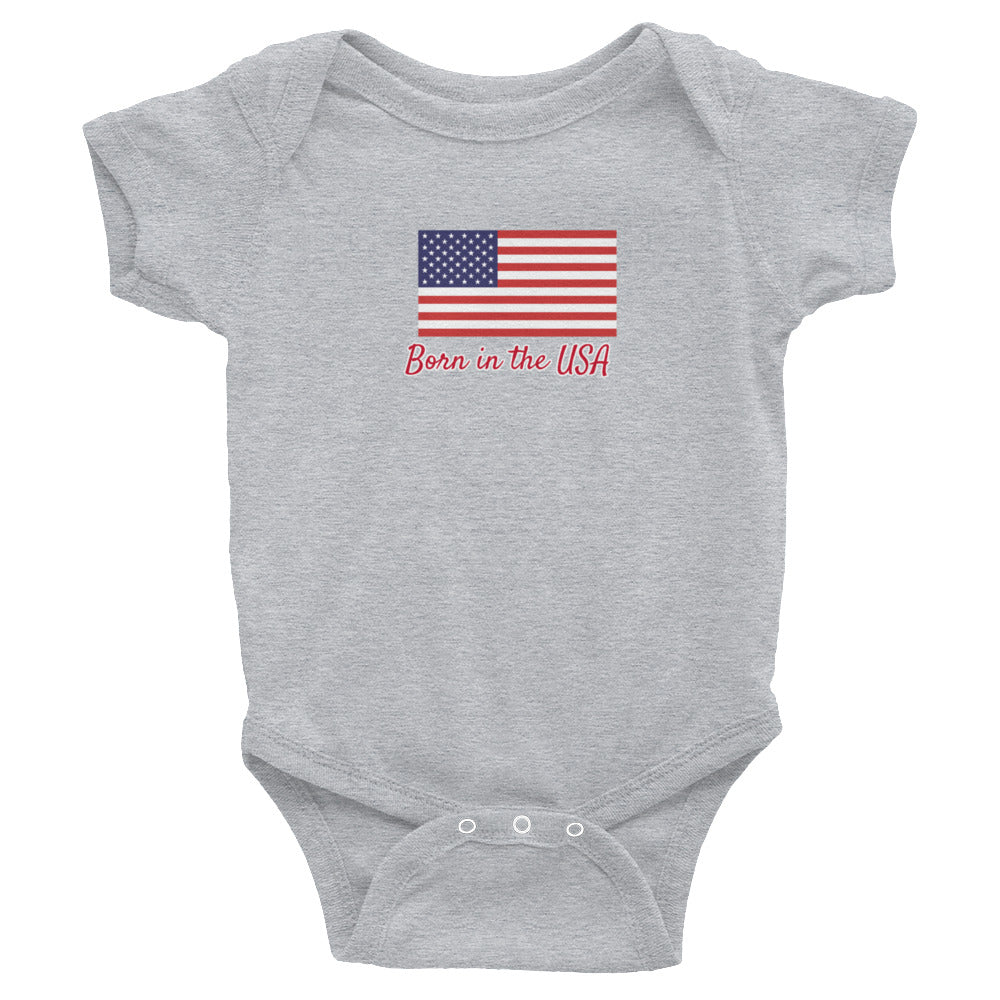 American Flag Infant Bodysuit