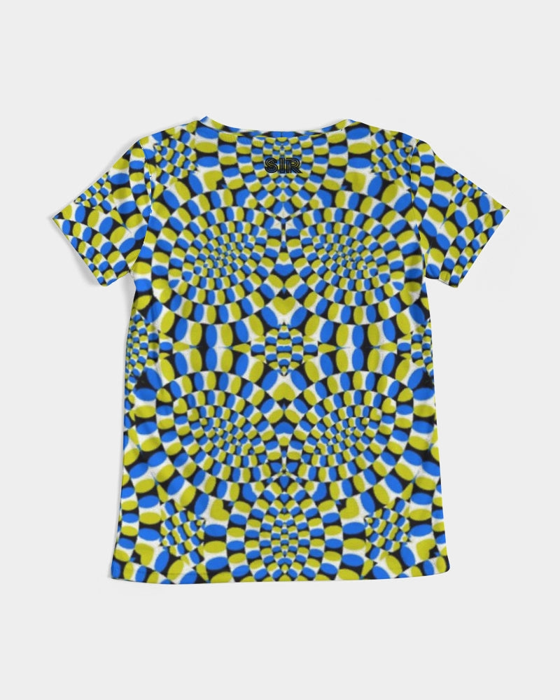 3D Illusion V-Neck T-Shirt