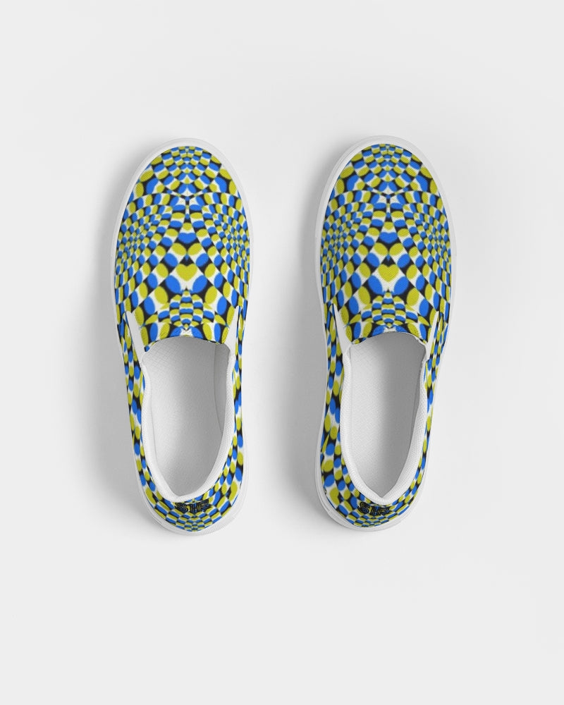 3D Illusion Slip-On Canvas Shoes