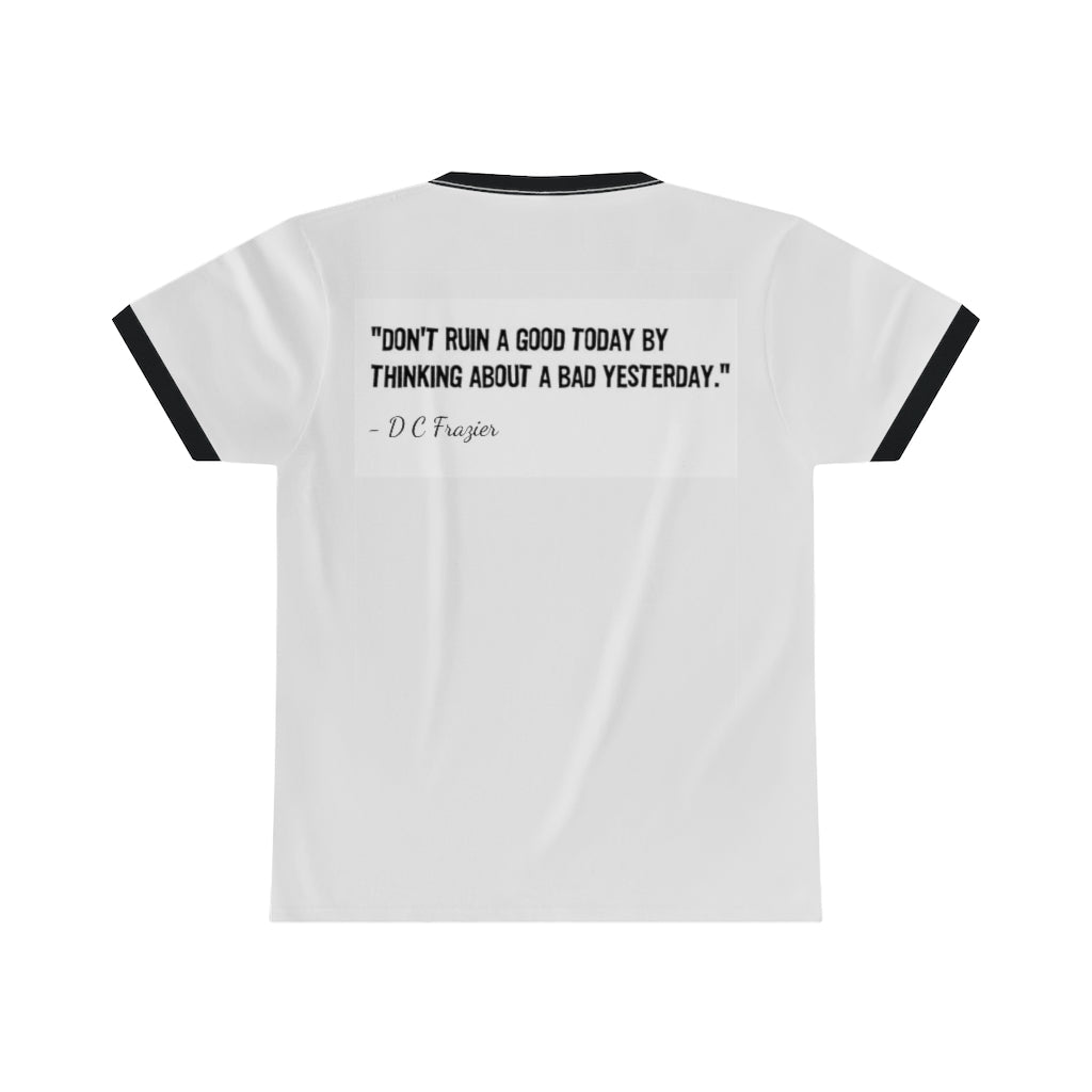 Quoted Unisex Ringer Tee
