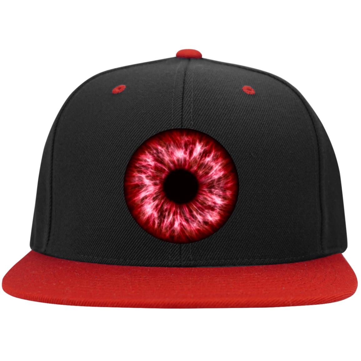 RED EYE Flat Bill Snapback Hat