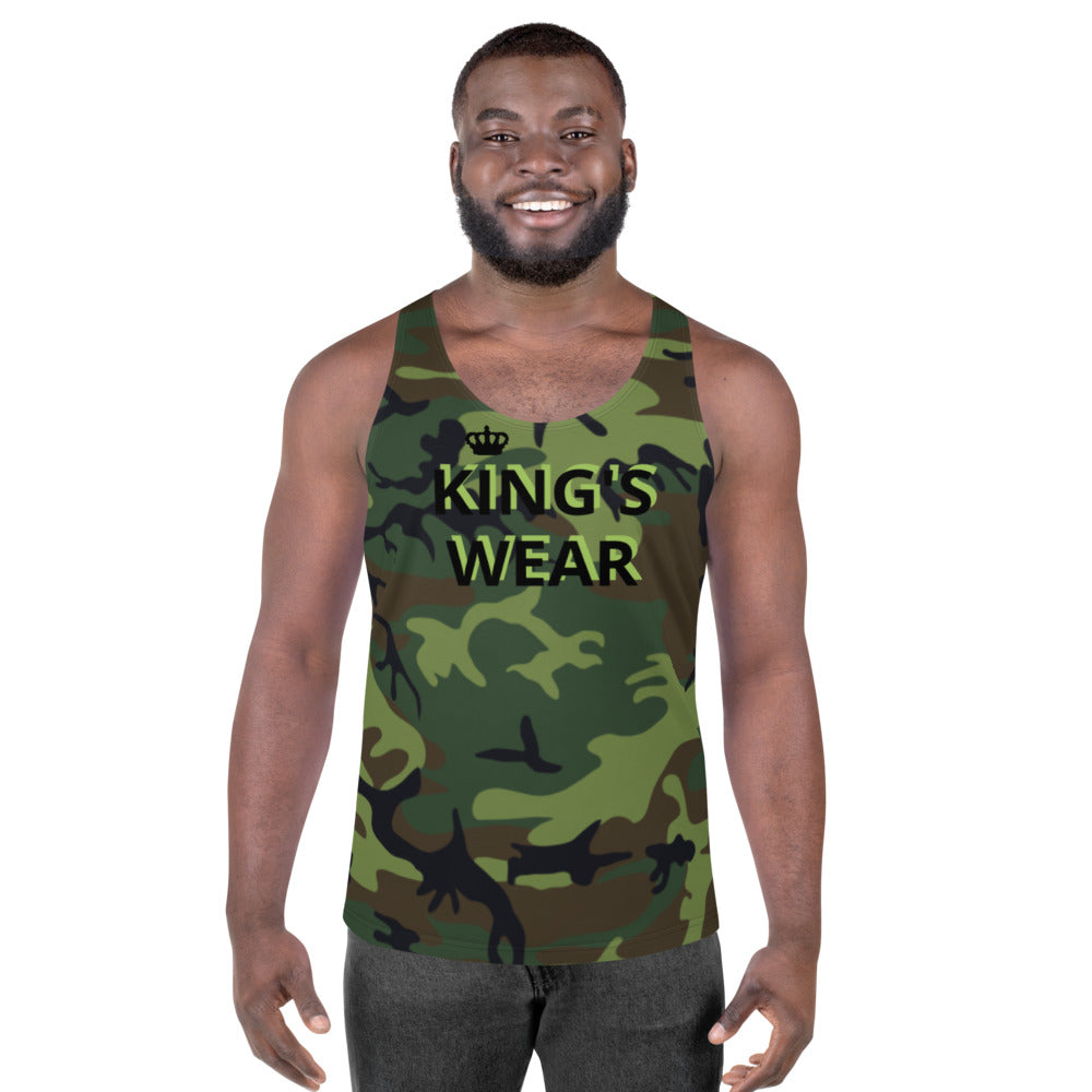 King's Wear Camouflage Tank Top