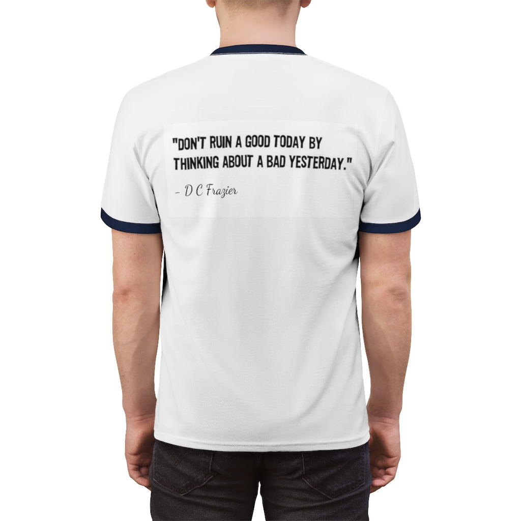 Quoted Unisex Ringer Tee
