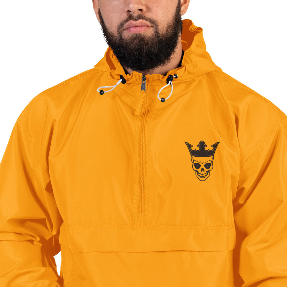 King's Skull Embroidered Champion Packable Jacket