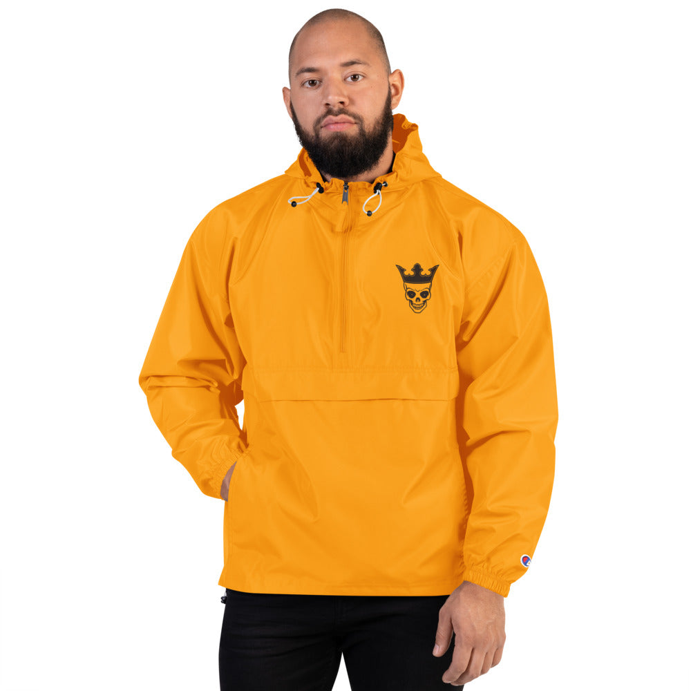 King's Skull Embroidered Champion Packable Jacket